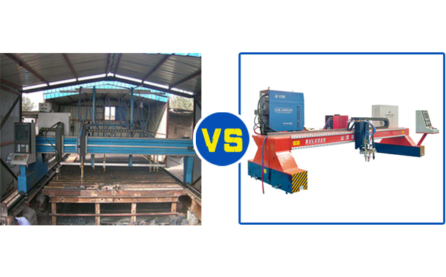 龍門(mén)式切割機(jī)對(duì)比